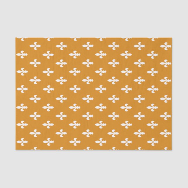 Papel De Seda Marigold Victorian Fleur de Lys (Frente )