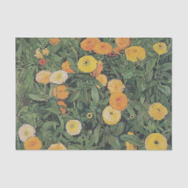 Papel De Seda Marigolds por Koloman Moser (Frente )