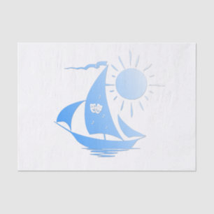 Papel De Seda Marinheiro Blue Comedy and Tragedy Theater