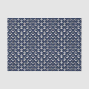 Papel De Seda Marinho Azul-marfim de Ancoragem de Praia Náutic