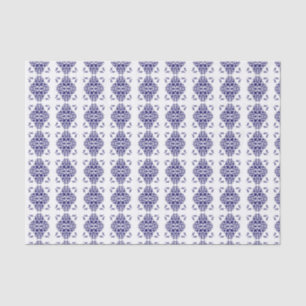 Papel De Seda Marinho e Cor damasco branca