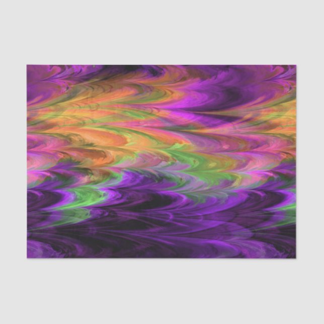 Papel De Seda Mármore 4-1 do Fractal (Frente )