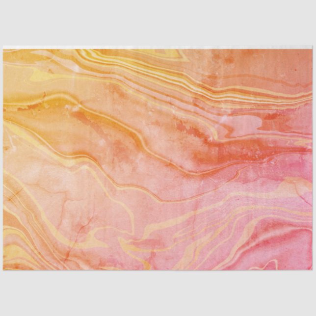 Papel De Seda Mármore Abstrato Moderno e Elegante (Frente )