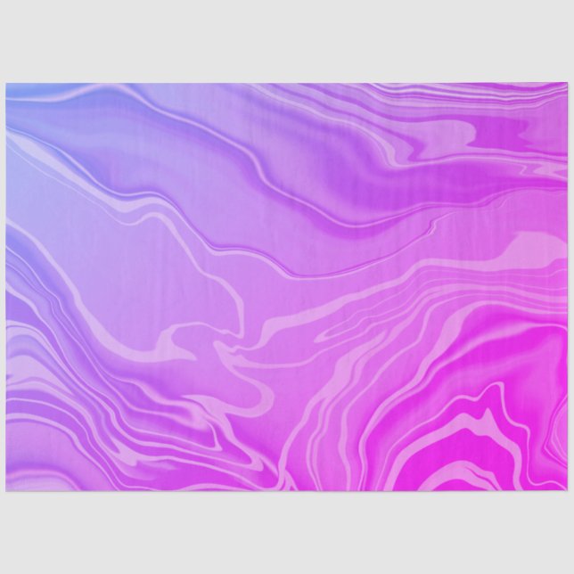 Papel De Seda Mármore Abstrato Roxo Rosa (Frente )