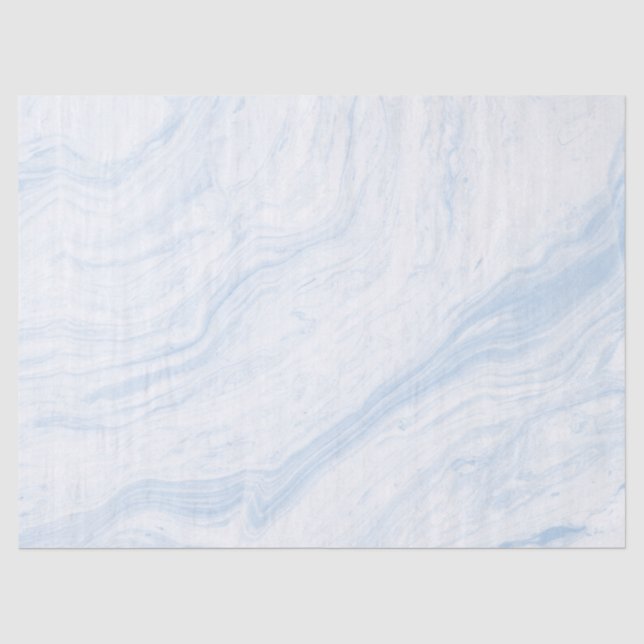 Papel De Seda Mármore Azul (Frente )