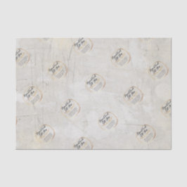 Papel De Seda Mármore de marca corporativa da loja Elegante e Do