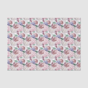Papel De Seda martelo elegante de casamento floral