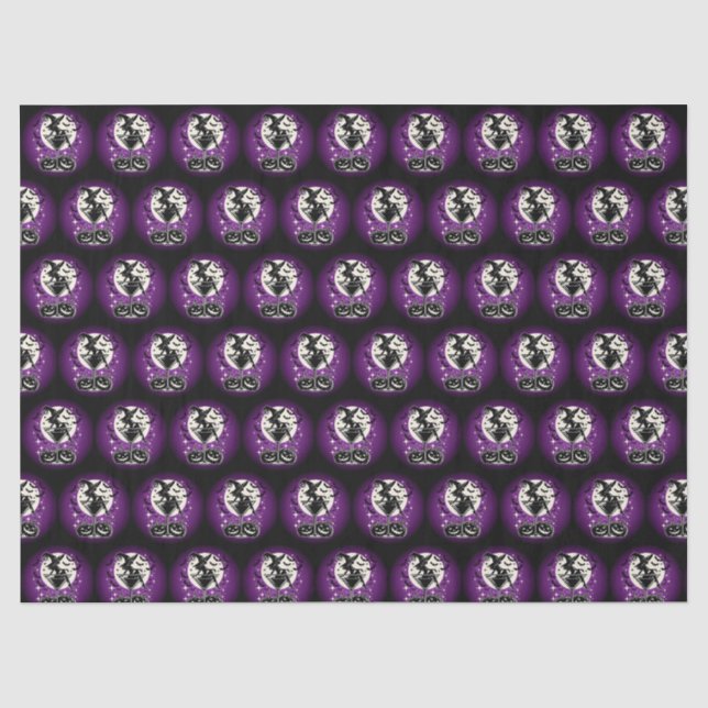 Papel De Seda Martini da Bruxa Roxa (Frente )