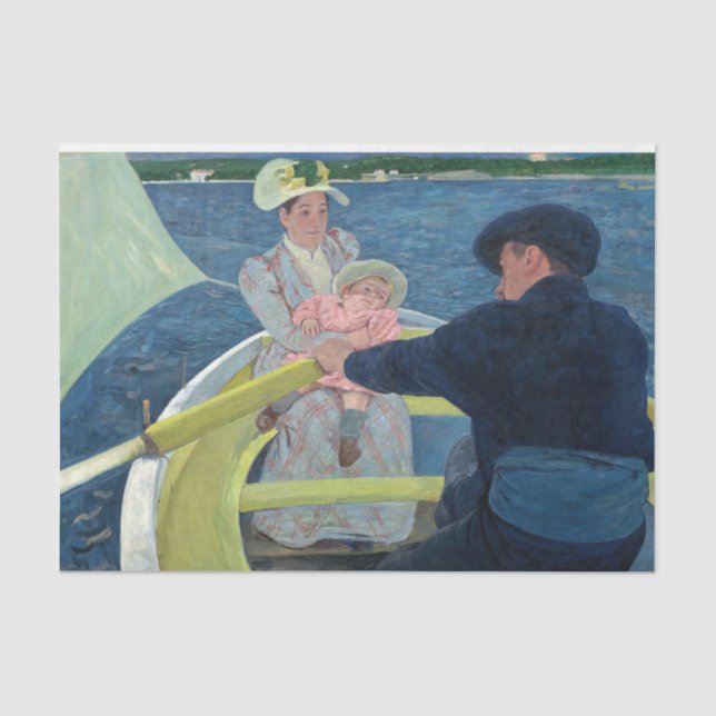 Papel De Seda Mary Cassatt - A Festa do Barco (Frente )