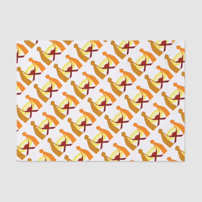 Papel De Seda Mary Joseph E Baby Jesus (Frente )