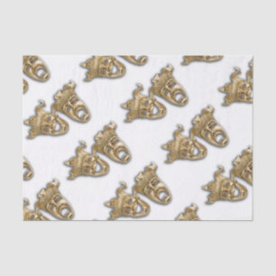 Papel De Seda Máscaras de Teatro de Comédia e Tragédia
