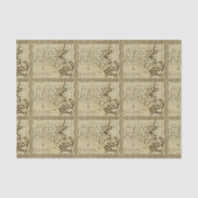 Papel De Seda Massachusetts 3 (Frente )