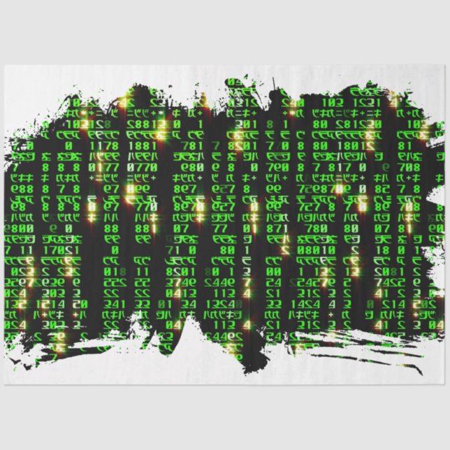 Papel De Seda Matriz de códigos (Frente )