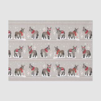 Papel De Seda MCD Winter Donkeys Tissue Paper
