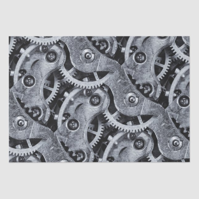 Papel De Seda Mecânica de peças de tempo (Frente )