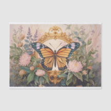Medalhão de Flor Silvestre Monarca Dourada, Lindo