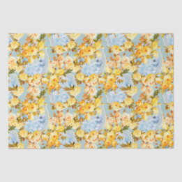 Papel De Seda Medalhões e Rosas