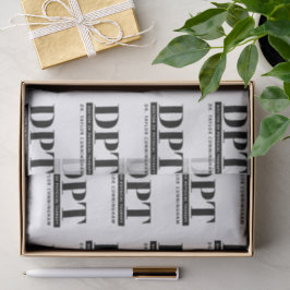 Papel De Seda Médico de DPT Moderno Personalizado em Terapia Fís