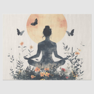 Papel De Seda Meditação Serena ao Nascer do Sol (8)