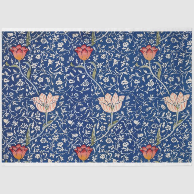 Papel De Seda Medway Pattern (por William Morris) (Frente )