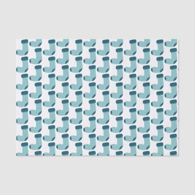 Papel De Seda Meia de Natal Feriado (Frente )