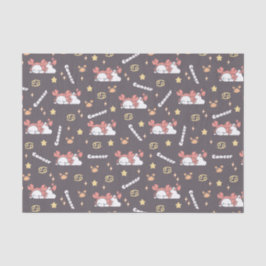 Papel De Seda Meia-noite Mágica - Cancer Zodiac Dreamland