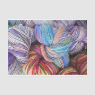 Papel De Seda Meias Coloridas de Fios para Cortar, Crochet