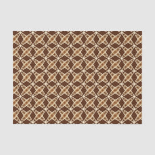 Papel De Seda Meio século Atômica Moderno - Castanho Chocolate