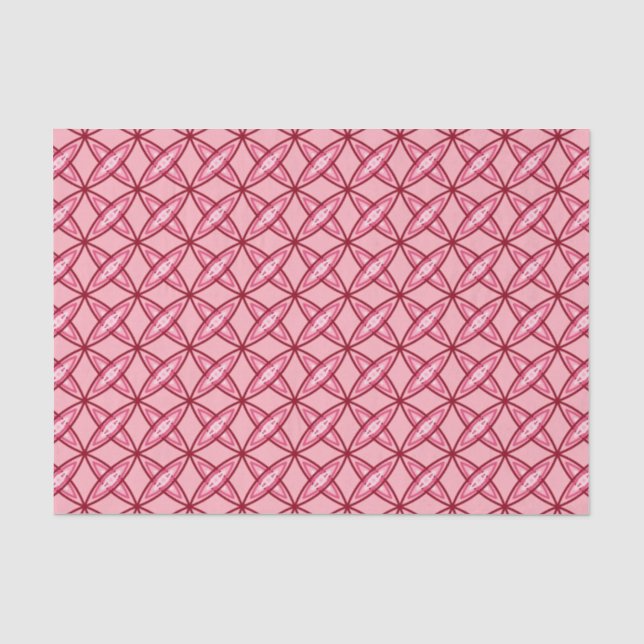 Papel De Seda Meio século atômico moderno - Rosa Balé (Frente )