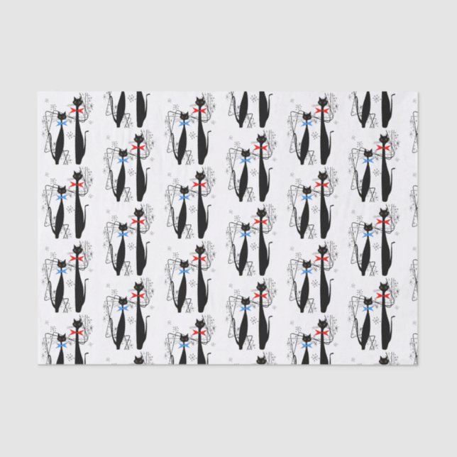 Papel De Seda Meio século da Era Atômica Moderno e Legal Par de  (Frente )