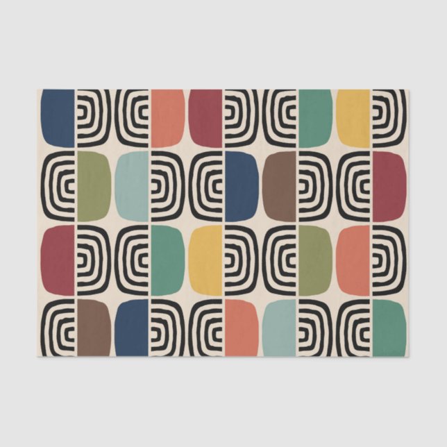 Papel De Seda Meio século Moderna Era Atômica (Frente )