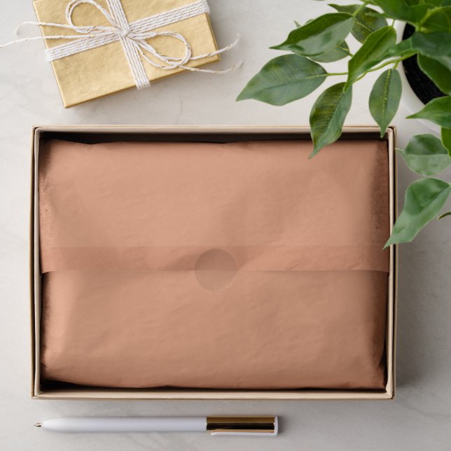 Papel De Seda Melão Pêssego Primavera Verão Cor da Moda    (Presente)