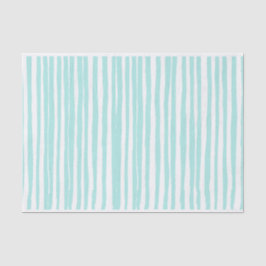Papel De Seda Mele Kalikimaka Chic Teal Stripe