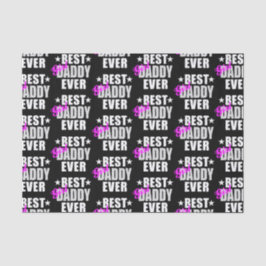 Papel De Seda Melhor Pai de Menina Padrão