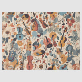 Papel De Seda Melodia de Jazz Caprichosa