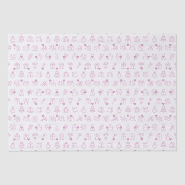 Papel De Seda Melody of Love: Wedding Lines Standard (Frente )