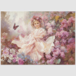 Papel De Seda Menina vitoriana