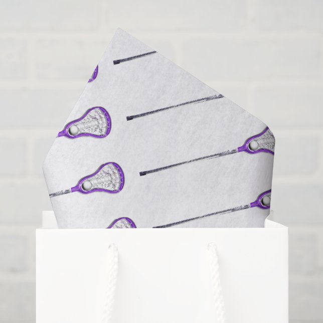 Papel De Seda Meninas de Lacrosse (Sacola de presentes)