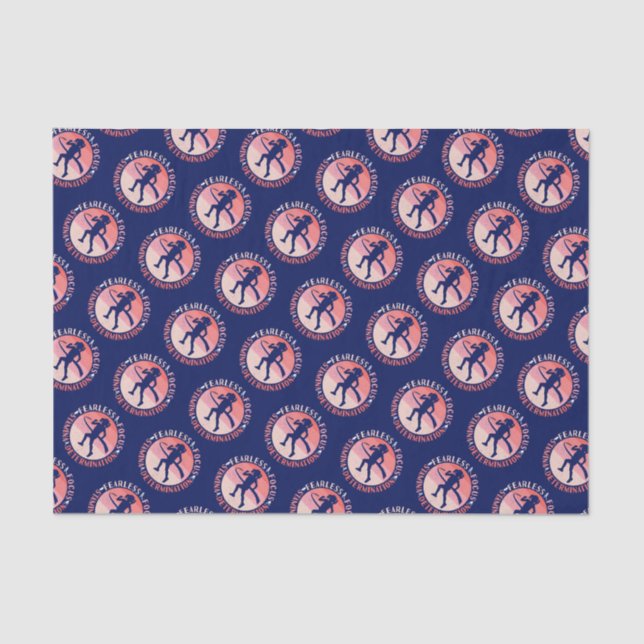 Papel De Seda Meninas Executando Mindset - Executante Sem Foco (Frente )