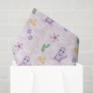 Papel De Seda Meninas Fofas Dino Aniversário Dinossauro