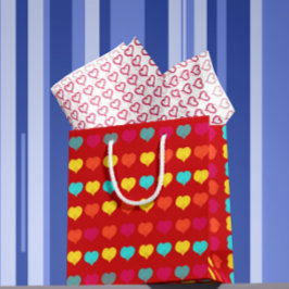 Papel De Seda Mensagem - um coração desenhado imperfeitamente