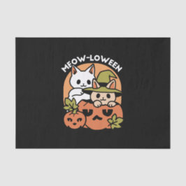Papel De Seda Meow-Loew - Festivo Halloween Design