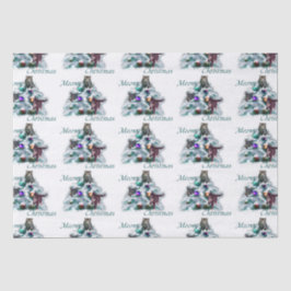 Papel De Seda Meowy Christmas