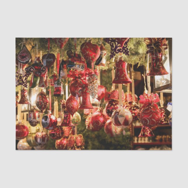 Papel De Seda Mercado de Natal (Frente )