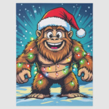 Merry Bigfoot Sasquatch Christmas