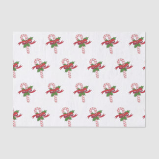 Papel De Seda Merry Christmas Candy Cane
