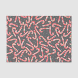 Papel De Seda Merry Natal Peppermint Candy Canes Snowflakes