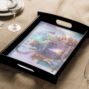 Papel De Seda Mesa de Assistentes   Watercolor Witold Spellcasti