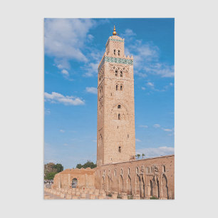 Papel De Seda Mesquita Koutoubia - Marrakech, Marrocos