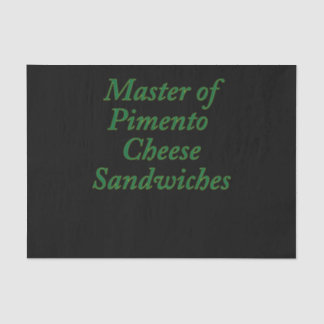 Papel De Seda Mestre Pimento Cheese Sanduíches Engraçados Golfe
